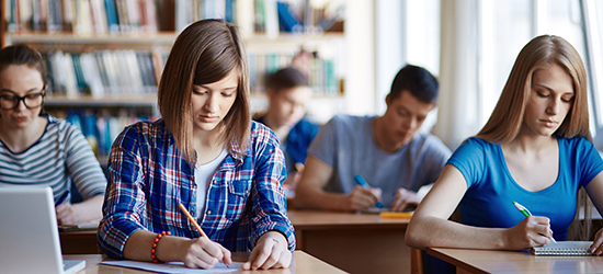 girl in classroom